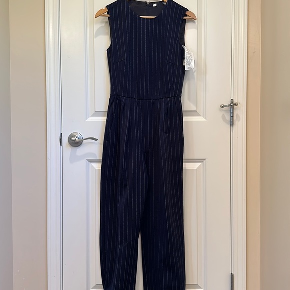 SOLD!on Ebay MaxMara Label-cutEDITTO Jumpsuit.Size: Small.Color:Navy/Striped New - Picture 10 of 17
